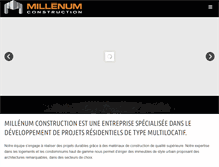Tablet Screenshot of millenum.ca